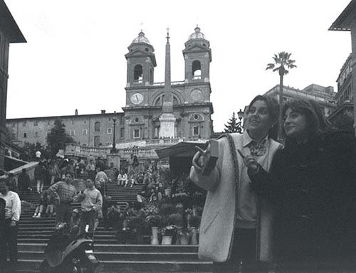 Turisti in Piazza di Spagna