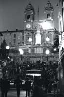 Piazza di Spagna di notte
